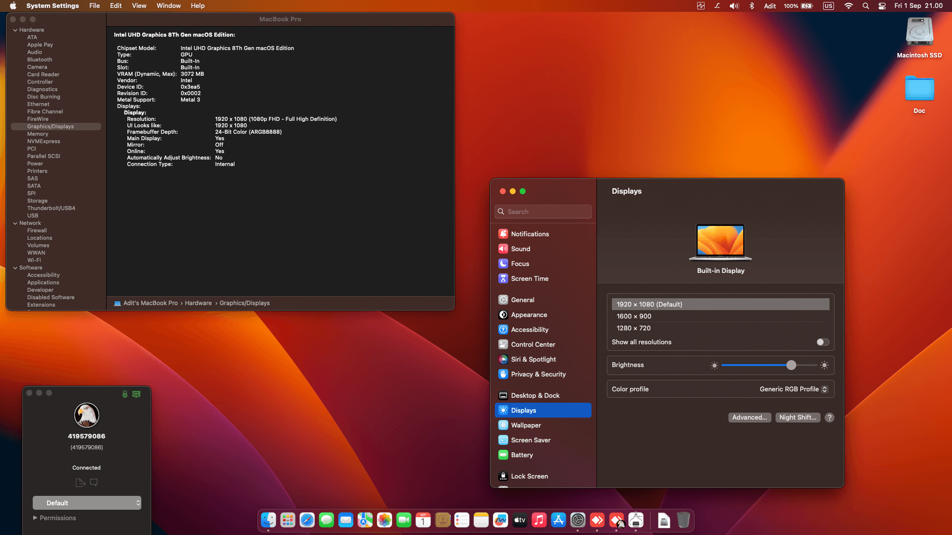 Lenovo Thinkpad X390 Touchscreen [WhiskeyLake   Intel UHD 620 + I2C]   OpenCore 1